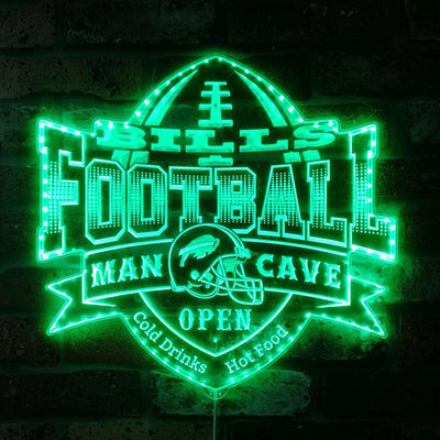 Buffalo Bills Sports Bar RGB LED Sign