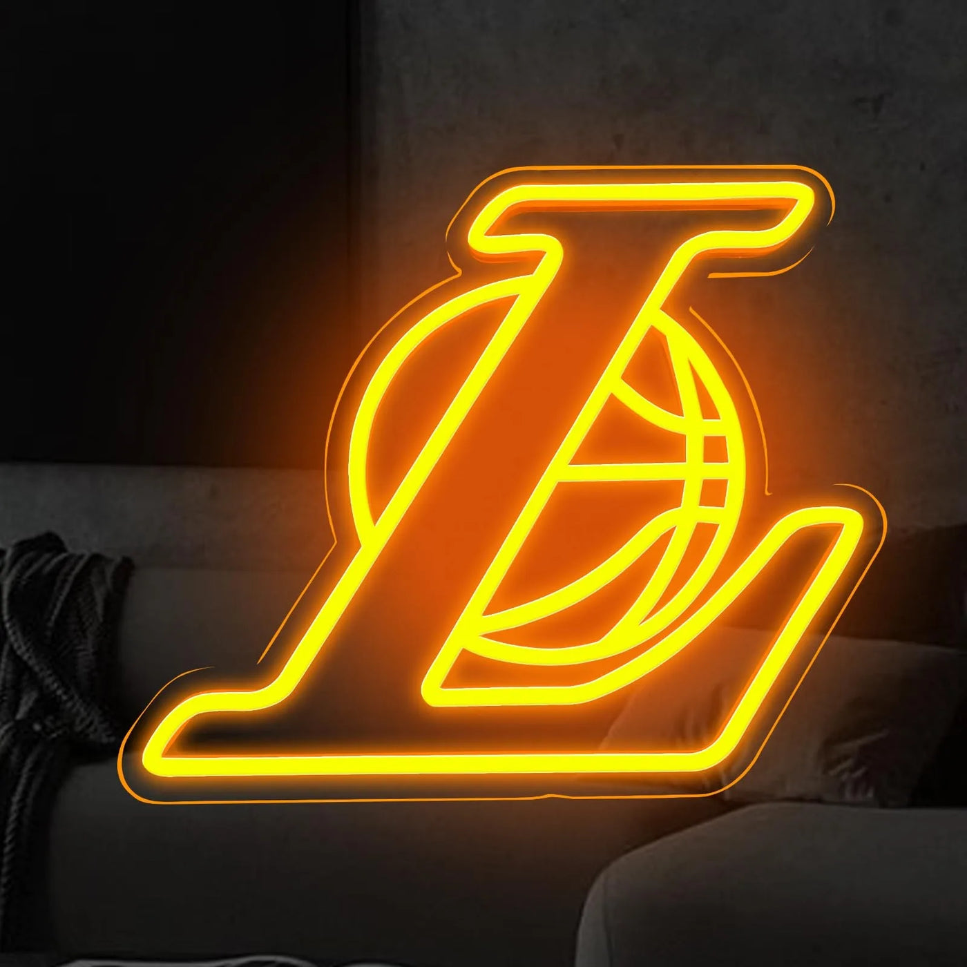 Illumi LA Lakers Orange Neon LED Sign