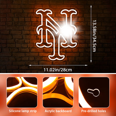 Illumi New York Mets Neon LED Sign