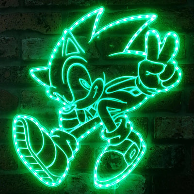 Sonic the Hedgehog RGB LED Sign