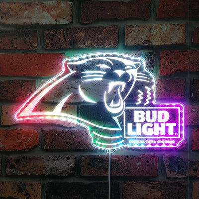 North Carolina Panthers Bud Light RGB LED Sign