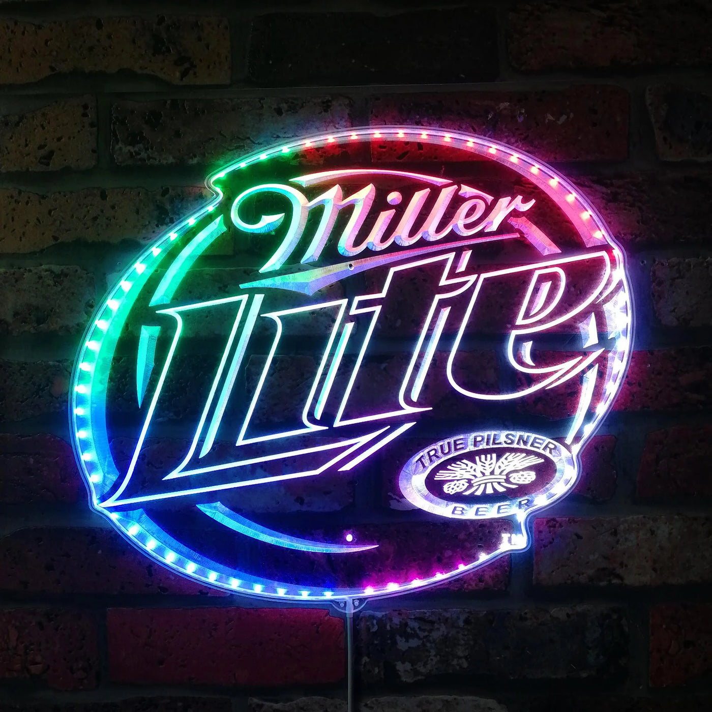 Miller Beer Bar RGB LED Sign