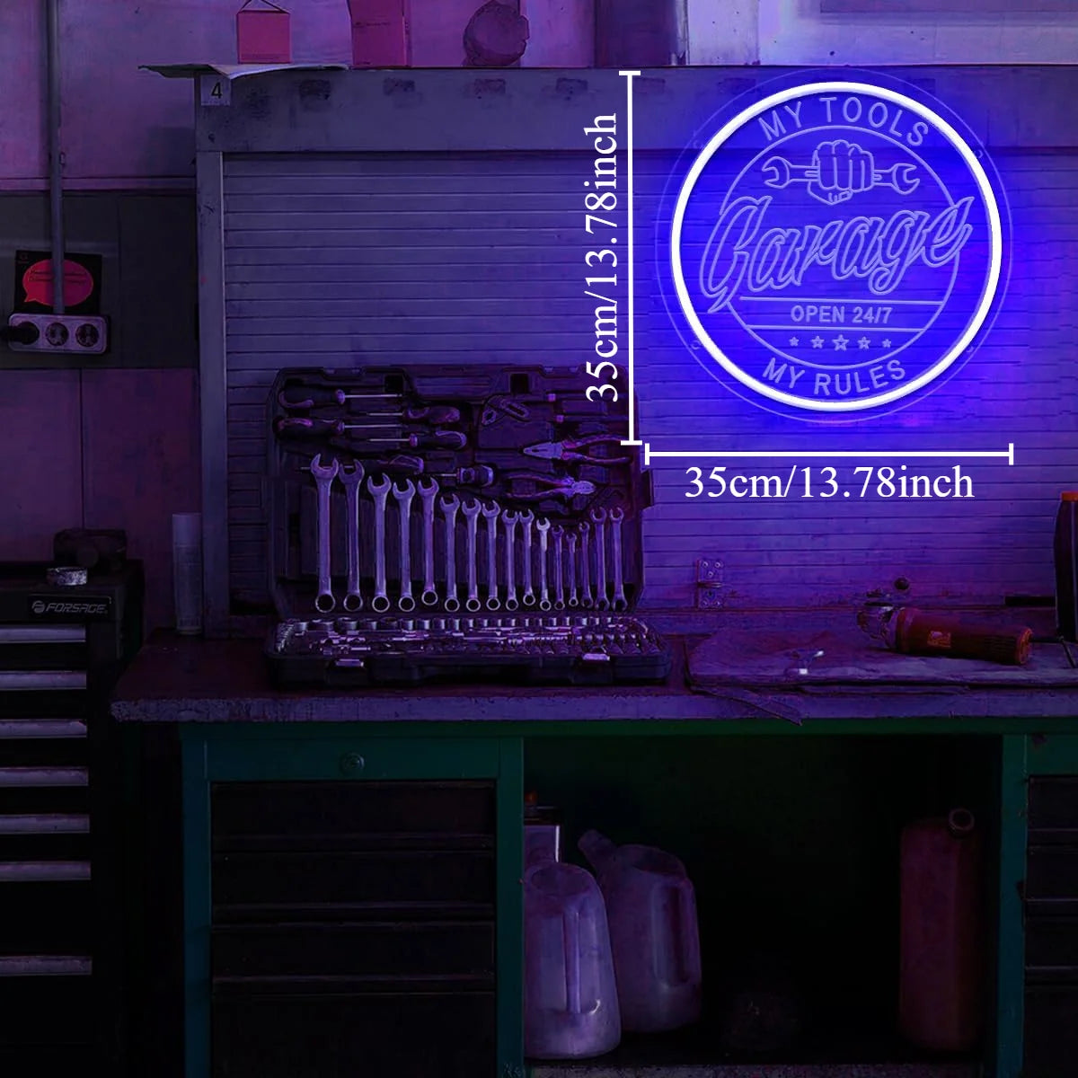 Illumi My Tools My Rules Neon Sign