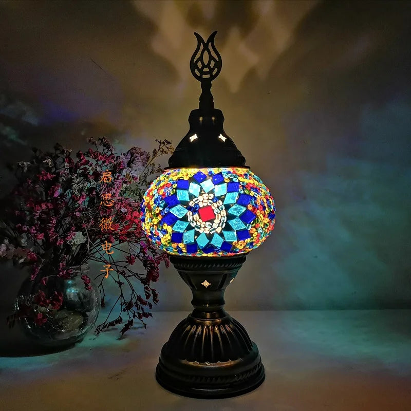 LumiMosaic Turkish Lamp