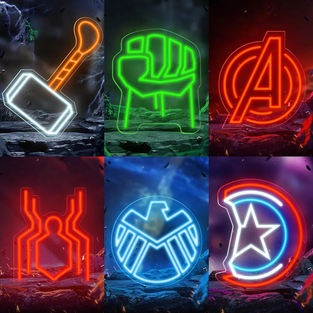 Illumi Marvel Superheroes Neon LED Sign