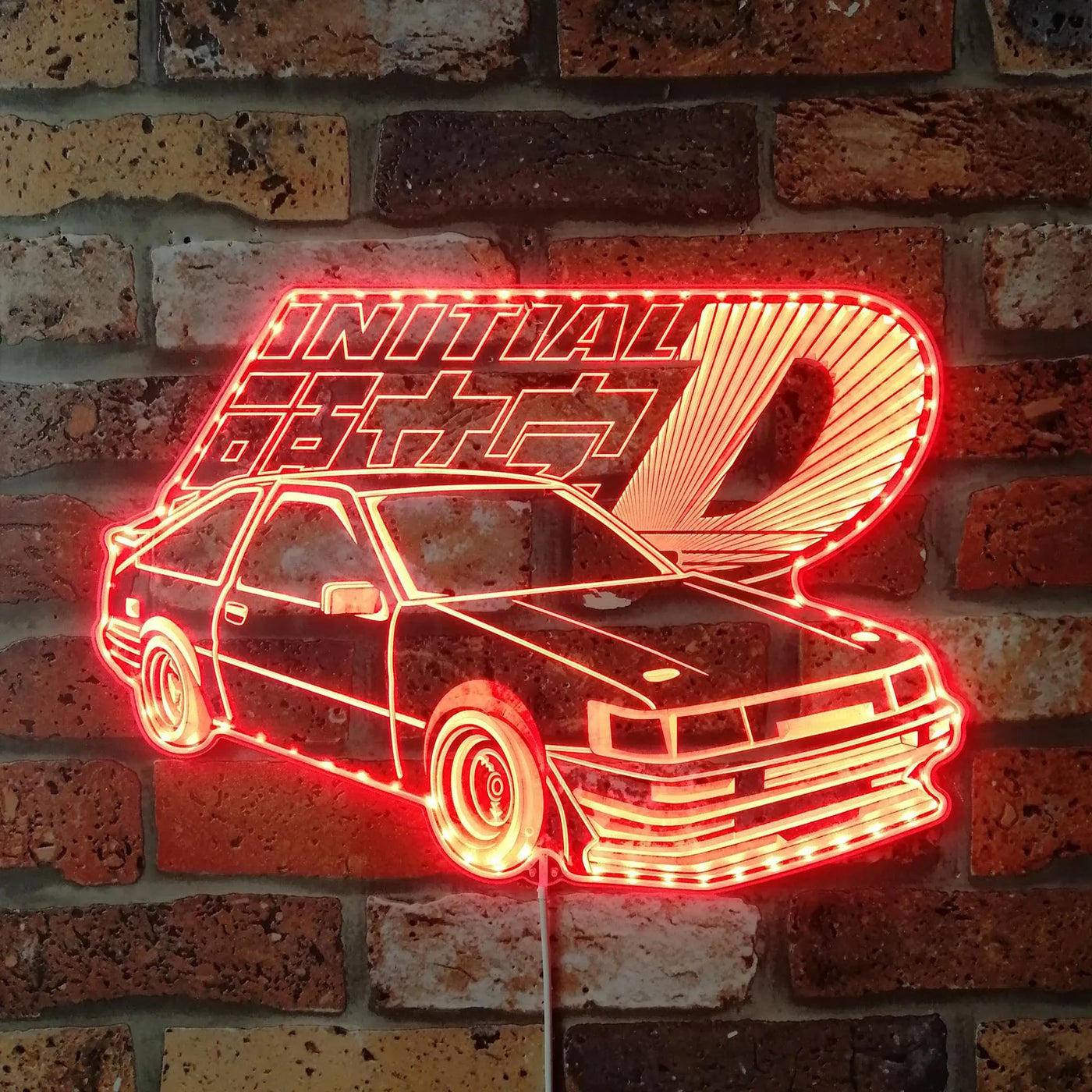 Illumi Initial D RGB LED Sign