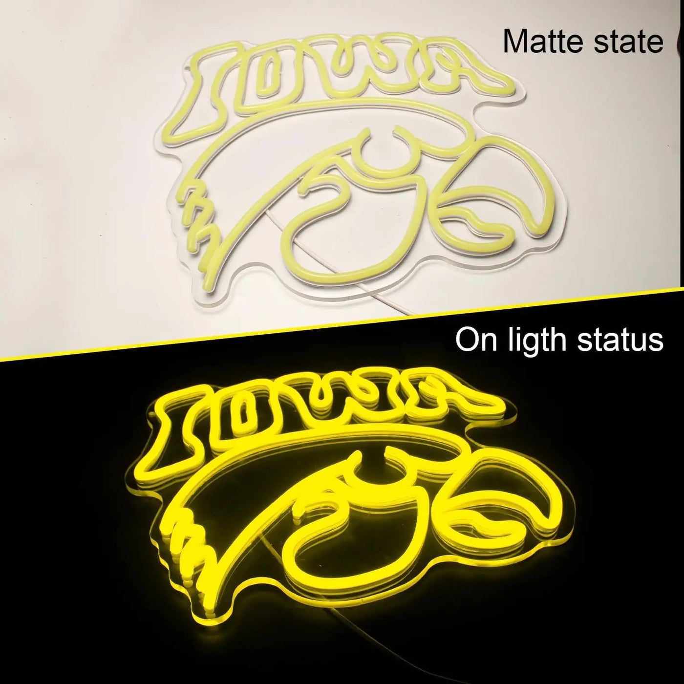 Illumi Iowa Hawkeyes LED Neon Sign