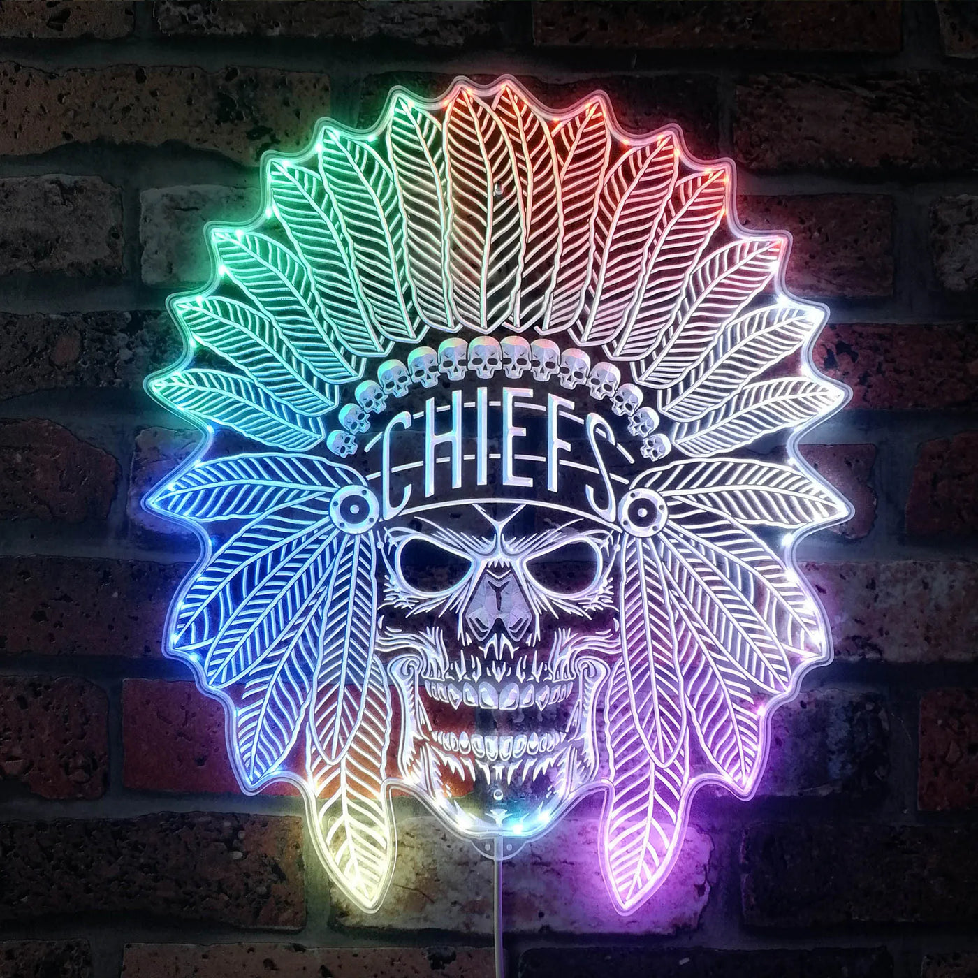 Kansas City Chiefs Kingdom LED Neon Sign