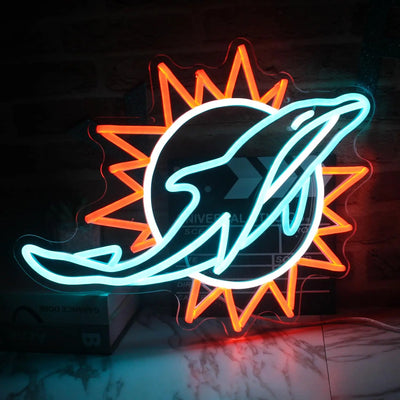 Miami Dolphins LED Neon Sign