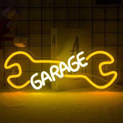 Illumi Dog Bone Garage Neon Sign