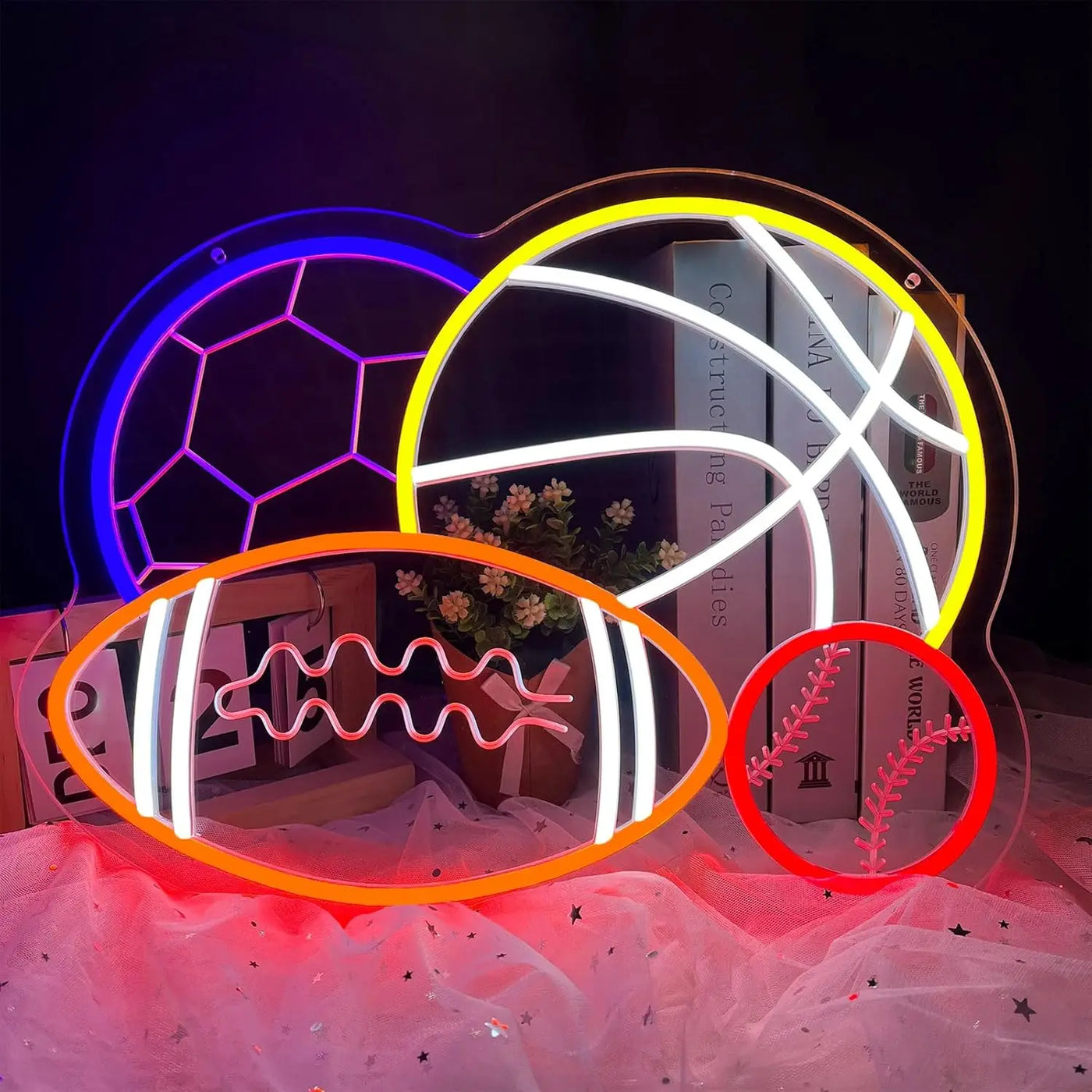 Illumi 4 Ball Combination Sport Neon LED Sign