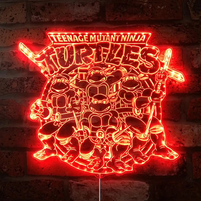 Teenage Mutant Ninja Turtles RGB LED Sign