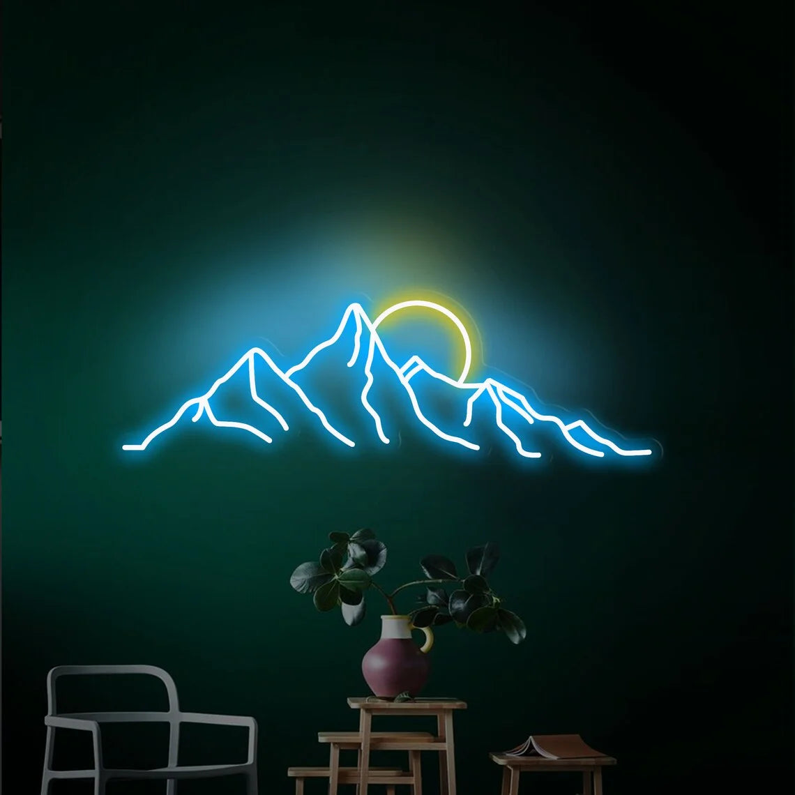 Illumi Mountain Neon LED Sign