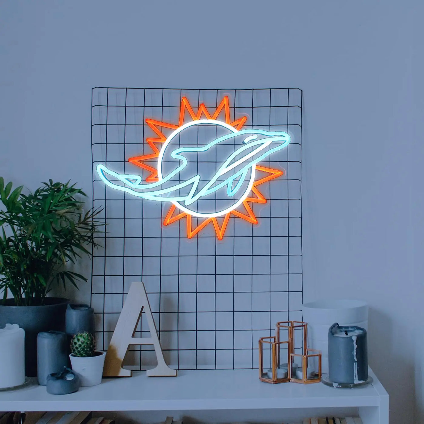 Miami Dolphins LED Neon Sign