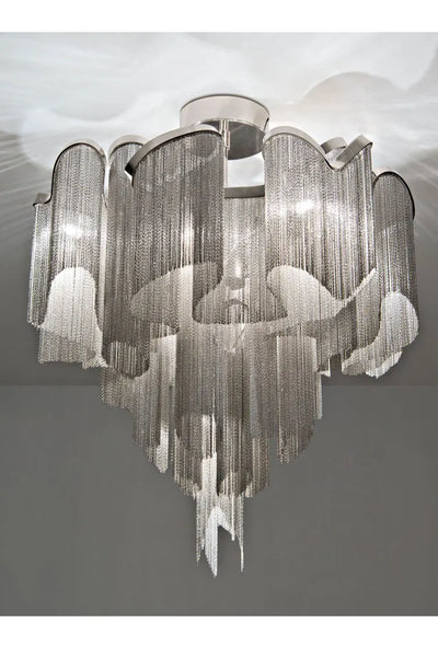 OpalTassel Ceiling Chandelier