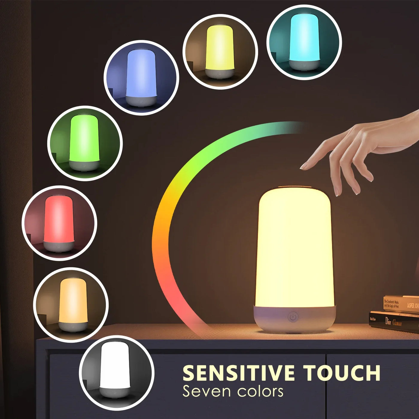 LumiTouch Smart LED Night Lamp