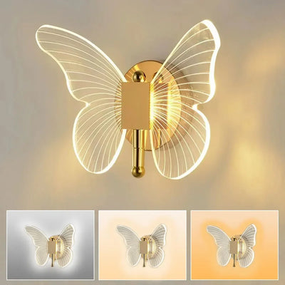 NoirWing Butterfly Wall Light