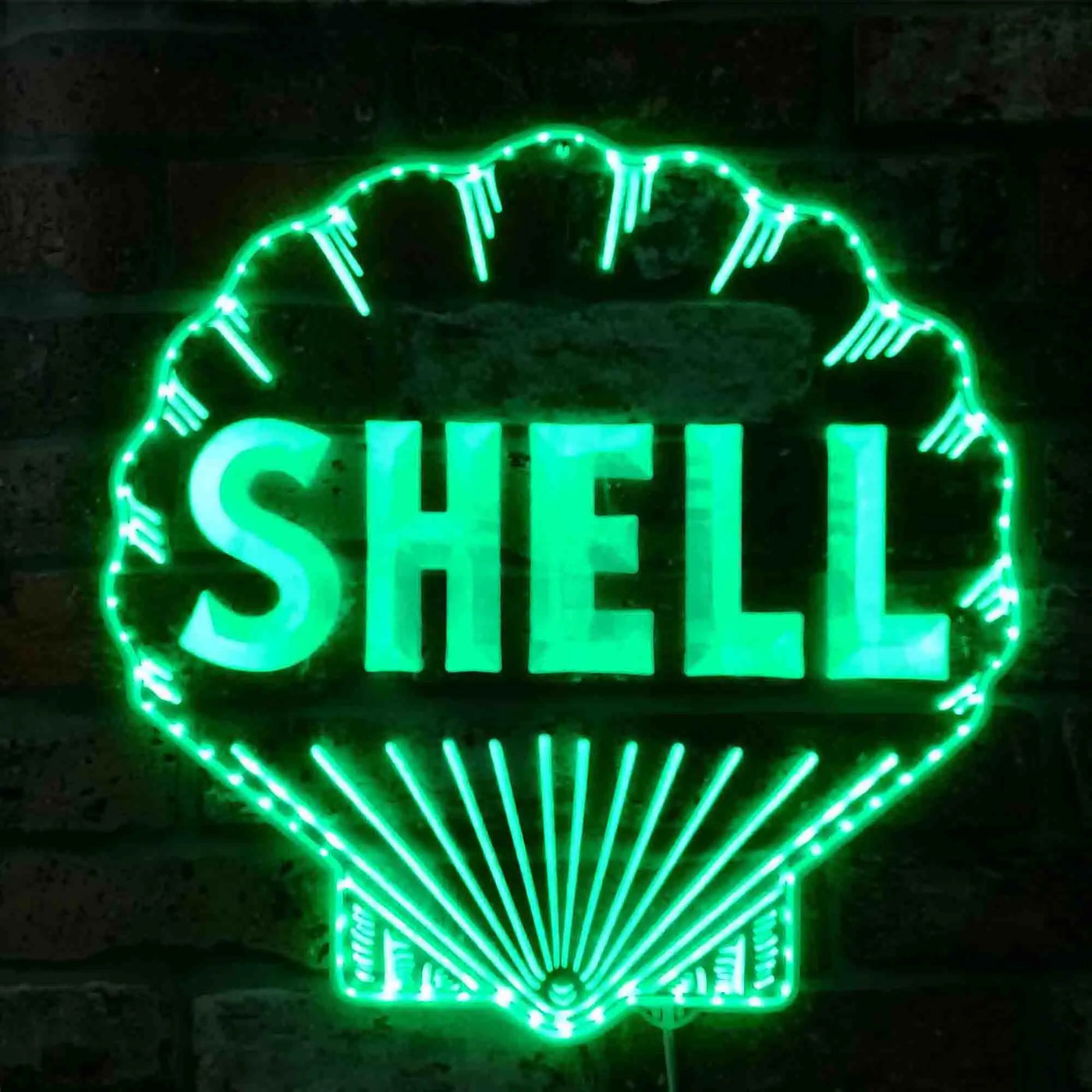 Illumi Shell Oil RGB LED Sign