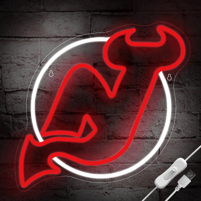 Illumi New Jersey Devils LED Neon Sign