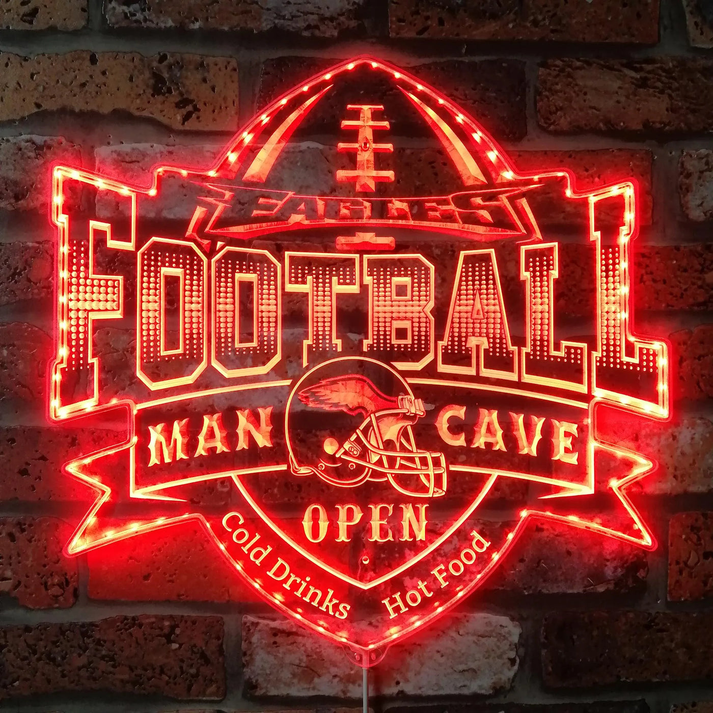 Philadelphia Eagles Sports Bar RGB LED Sign