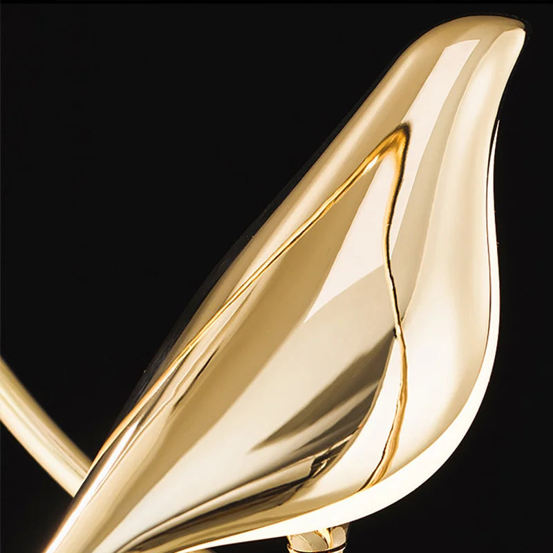 Lumi Nordic LED Golden Bird Wall Lamp