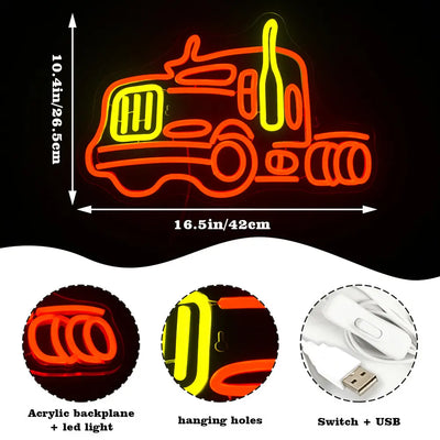 Illumi 18-Wheeler Truck LED Neon Light