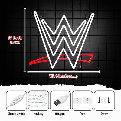 Illumi WWE Neon LED Sign