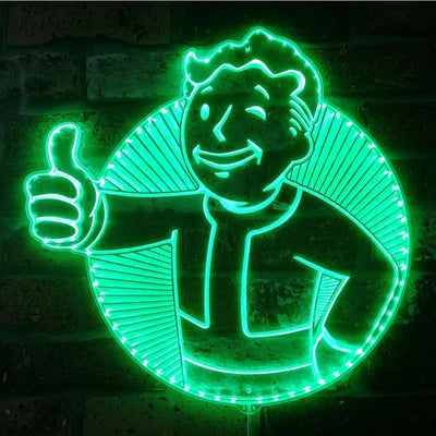 Fallout RGB LED Sign