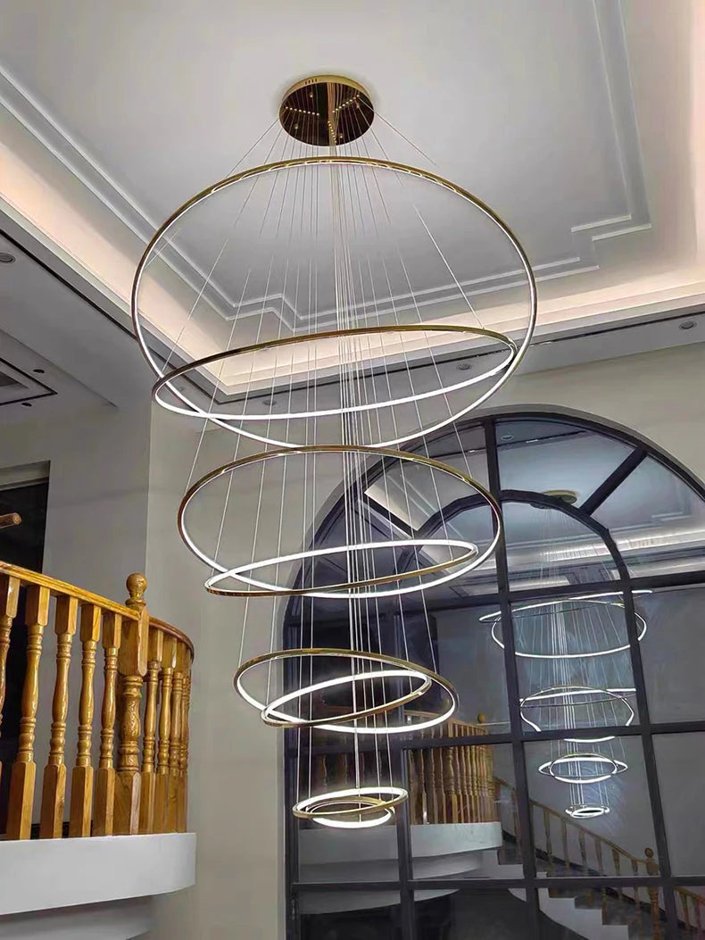 NordicAura Halo Chandelier