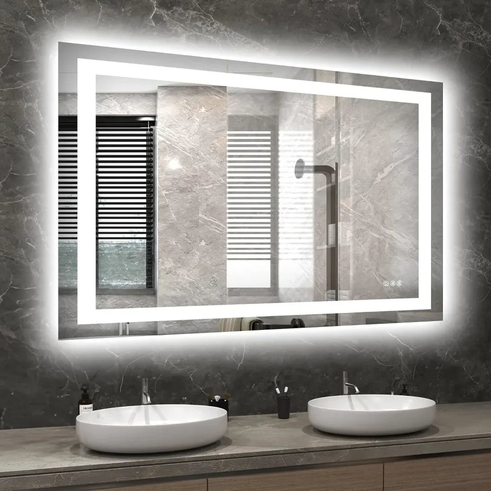 LumiGlow LED Vanity Mirror - 40'' x 32''