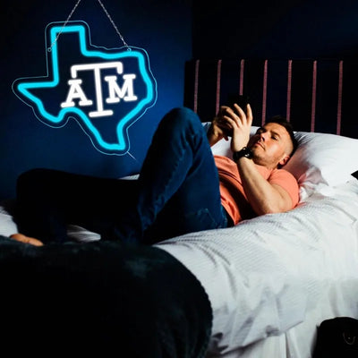 Illumi Texas A&M Blue LED Neon Sign