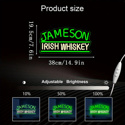 Illumi Jameson Irish Whiskey Neon LED Sign