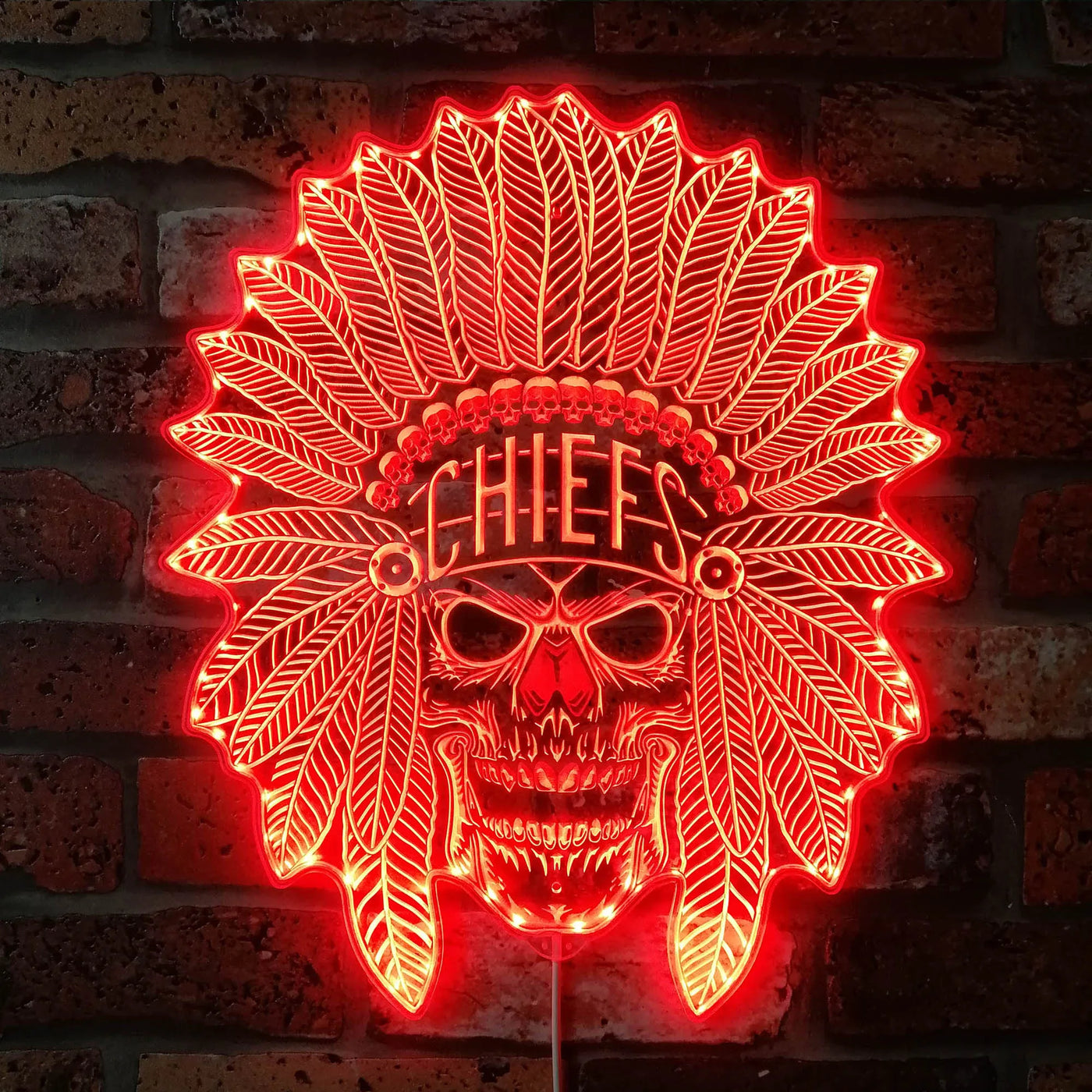 Kansas City Chiefs Kingdom LED Neon Sign