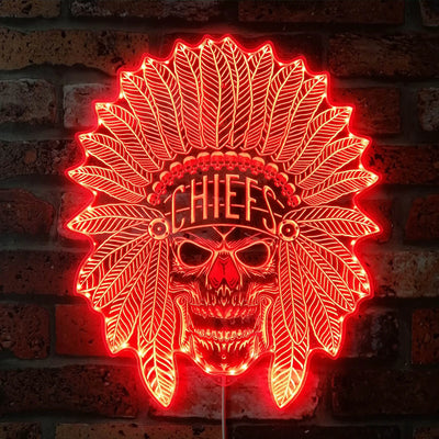 Kansas City Chiefs Kingdom LED Neon Sign