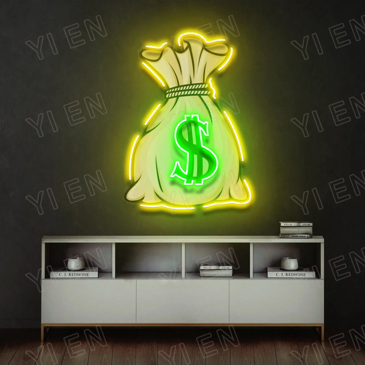 Illumi Money Bag Neon LED Sign