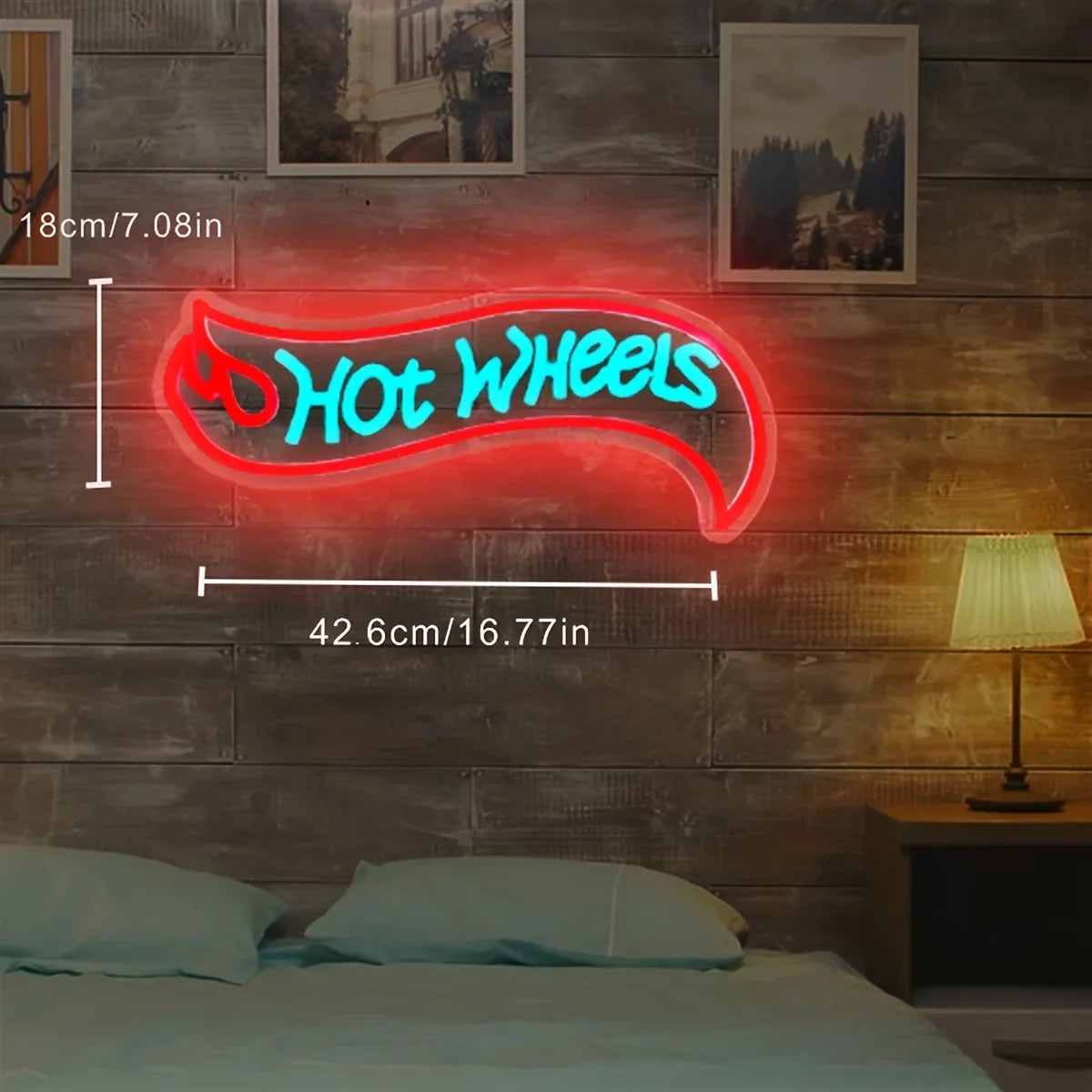 Illumi Hot Wheels LED Neon Sign