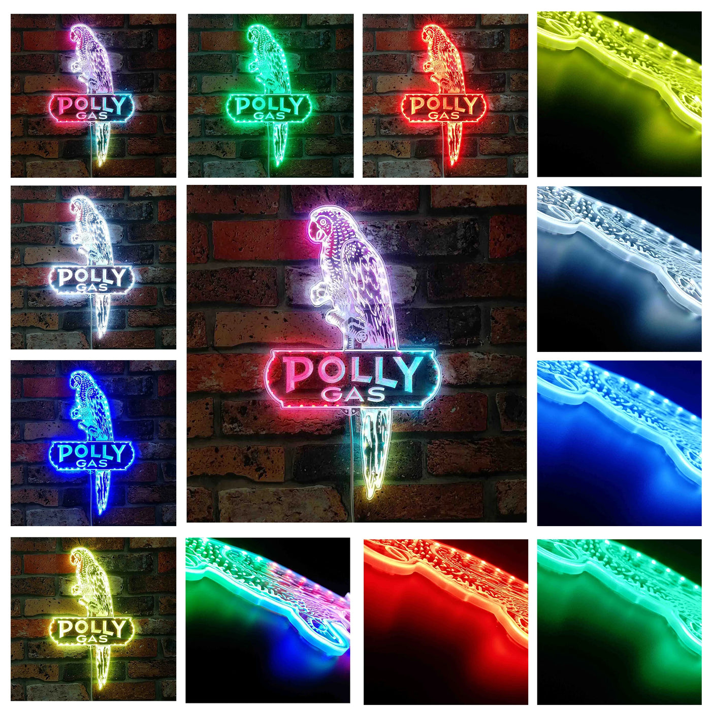 Illumi Polly Gas RGB LED Sign