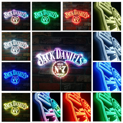 Beer Neon Home Bar Dynamic RGB Edge Lit LED Sign