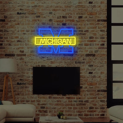 Illumi Michigan Wolverines LED Neon Sign