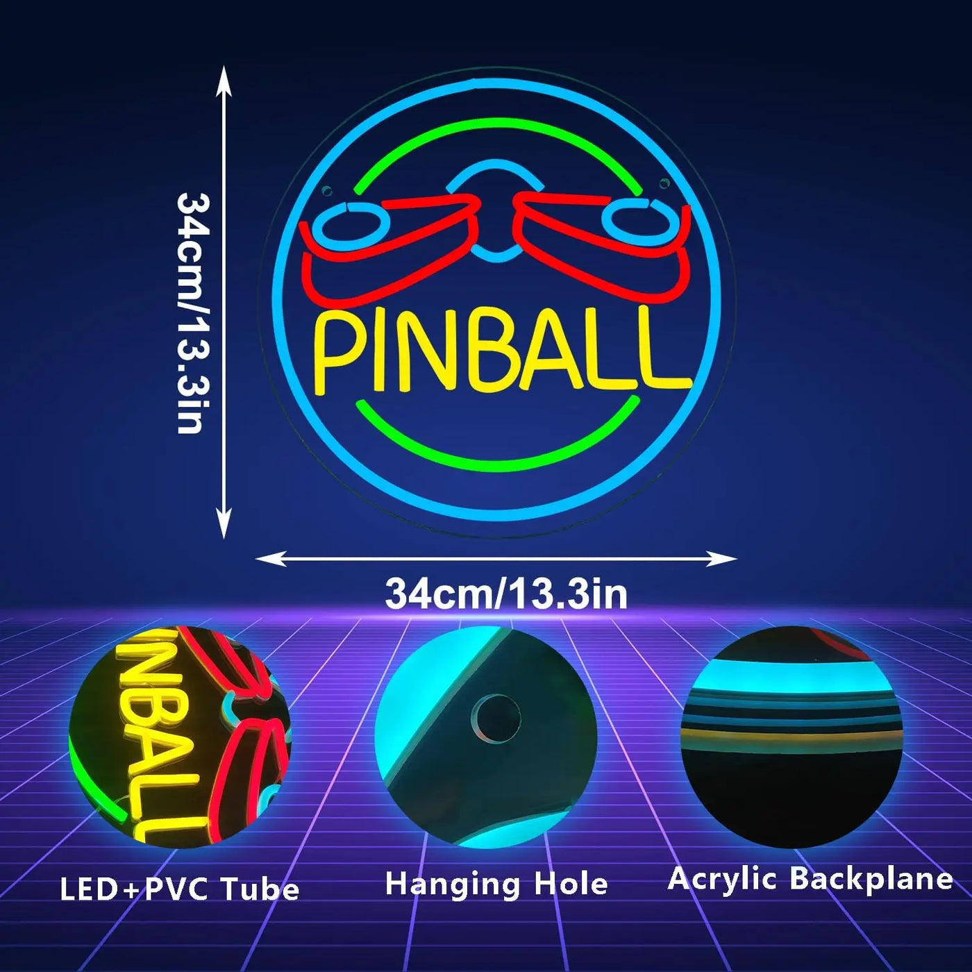 Illumi Pinball LED Neon Sign