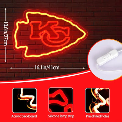 Kansas City Chiefs Neon Sign