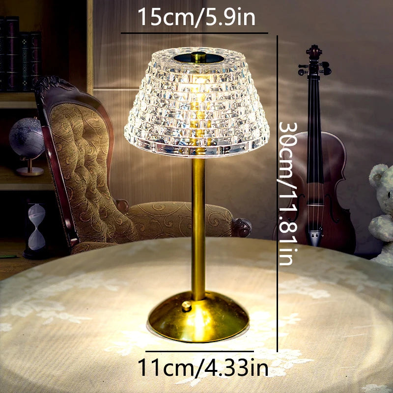 IllumiCrystal Touch Lamp