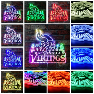 Minnesota Vikings RGB LED Sign