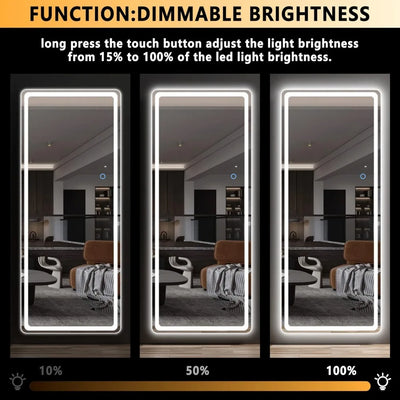 LumiDoor Luxe LED Mirror – 44.1'' x 15.8''