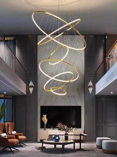 NordicAura Halo Chandelier