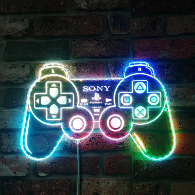 Sony PlayStation Controller RGB LED Sign