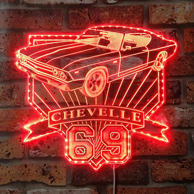 Illumi '69 Chevelle RGB LED Sign