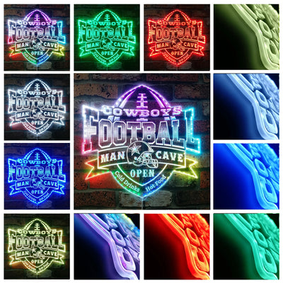 Dallas Cowboys Sports Bar RGB LED Sign