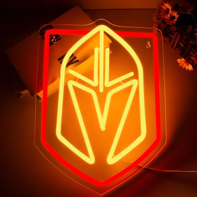 Illumi Vegas Golden Knights Red LED Neon Sign