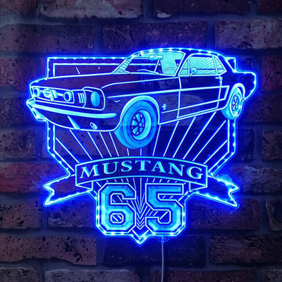 Illumi '65 Mustang RGB LED Sign